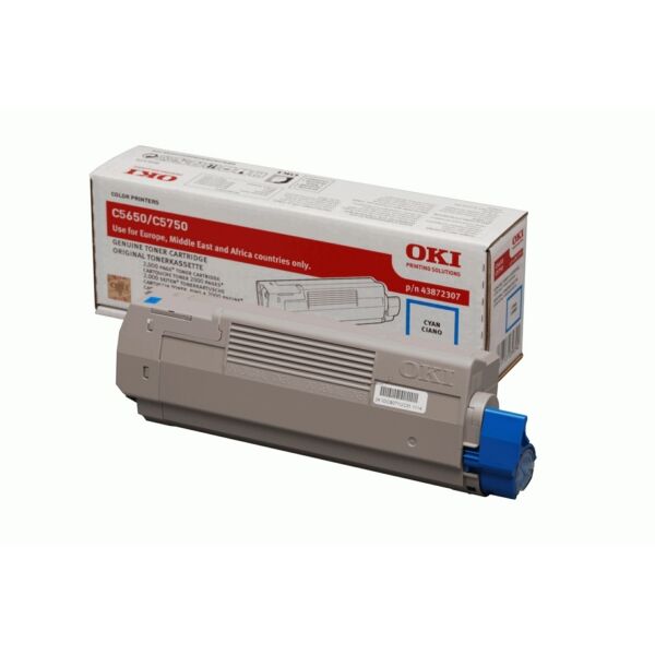 Original Toner OKI 43872307 cyan 