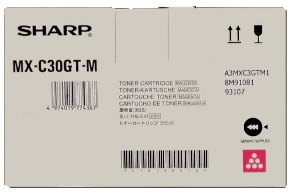 Original Toner Sharp MXC-30 GTM (MXC30GTM) magenta