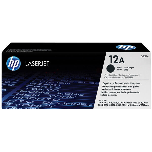Original Toner HP Q2612A (12A) schwarz
