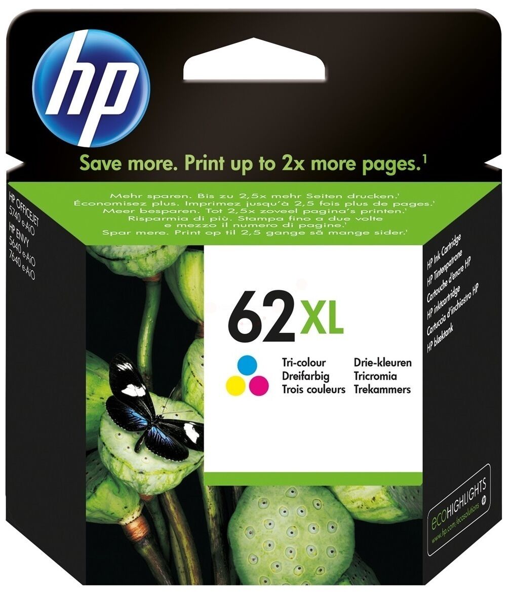 Druckkopfpatrone / HP - C2P07AE / 62XL