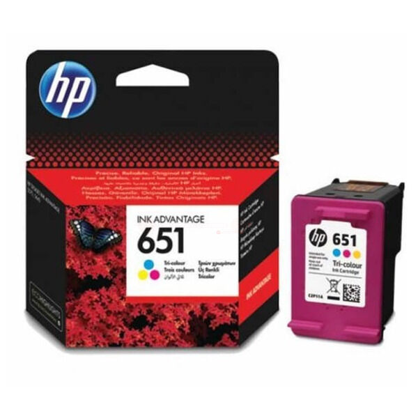 Original Druckerpatrone HP 651 (C2P11AE) color