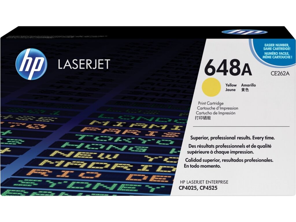 Original Toner HP CE262A (648A) gelb Original Toner HP CE262A (648A) gelb