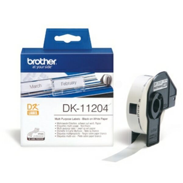 DK11204 Original Etikettenrolle Brother DK-11204