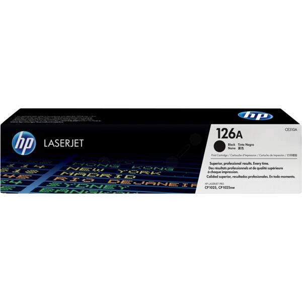 CE310A Original Toner HP CE310A (126A) schwarz