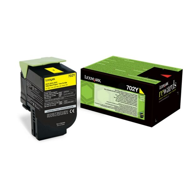 Original Toner Lexmark 70C20Y0 gelb