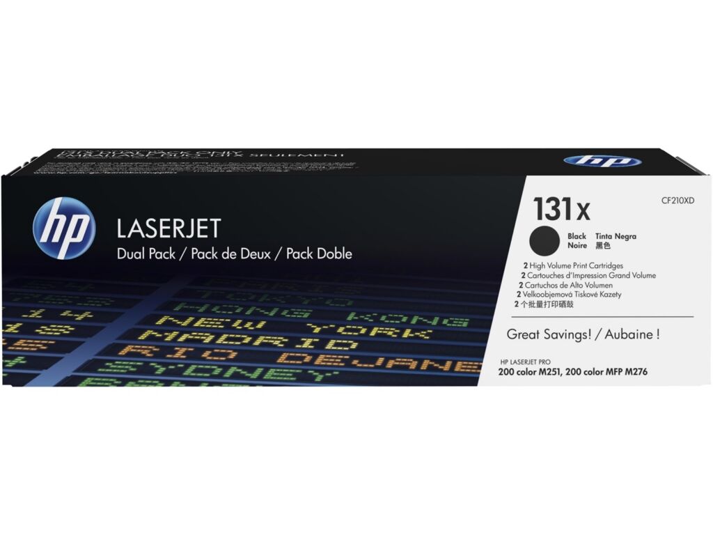 Toner / HP - CF210XD / 131X - Doppelpack
