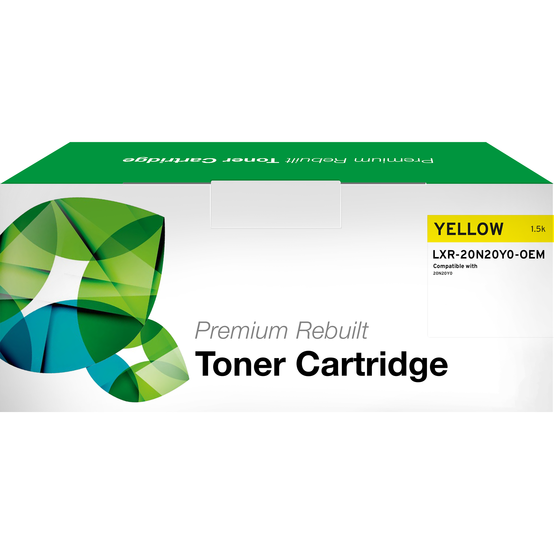 Rem. Toner Lexmark 20N20Y0 OEM Chip gelb