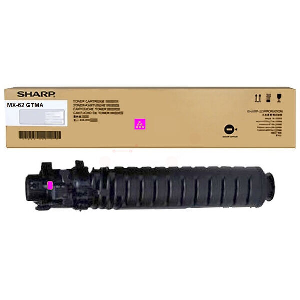Original Toner Sharp MX-62 GTMA (MX62GTMB) magenta