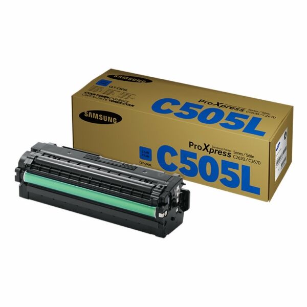 Original Toner Samsung CLT-C505L (SU035A) cyan