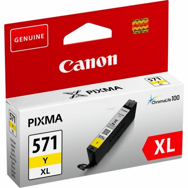 0334C001 Original Tintenpatrone Canon CLI-571XL gelb (0334C001)