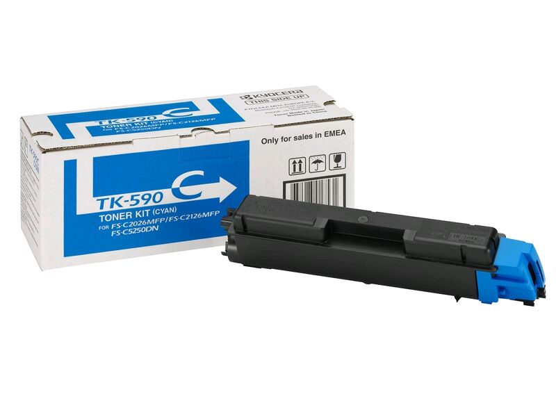 Toner / Kyocera - 1T02KVCNL0 / TK-590C