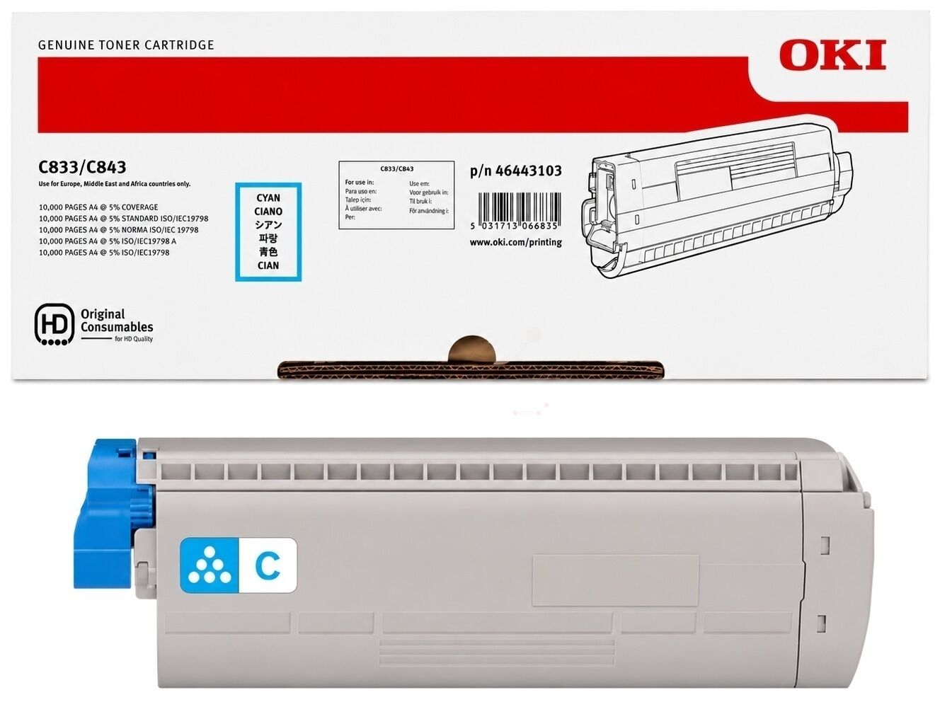 Toner / OKI - 46443103