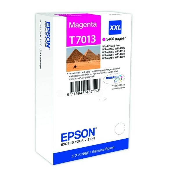 Original Tintenpatrone Epson T7013XXL (C13T70134010) magenta