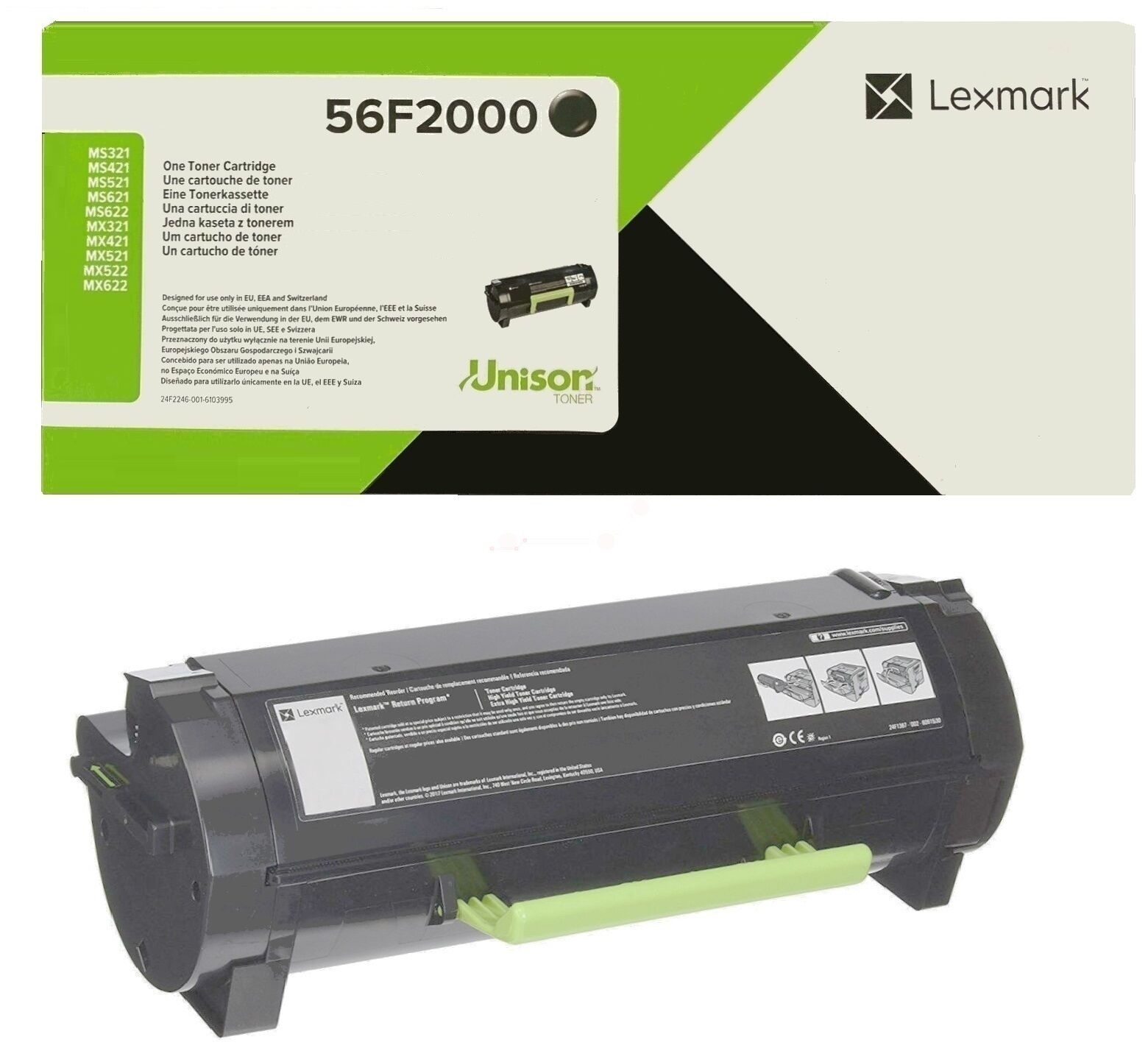 Toner / Lexmark - 56F2000