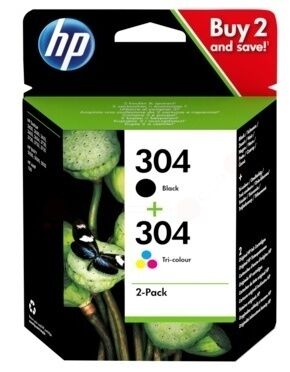 Druckkopfpatrone / HP - 3JB05AE / 304 Multipack