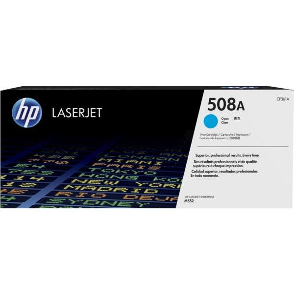 Original Toner HP CF361A (508A) cyan