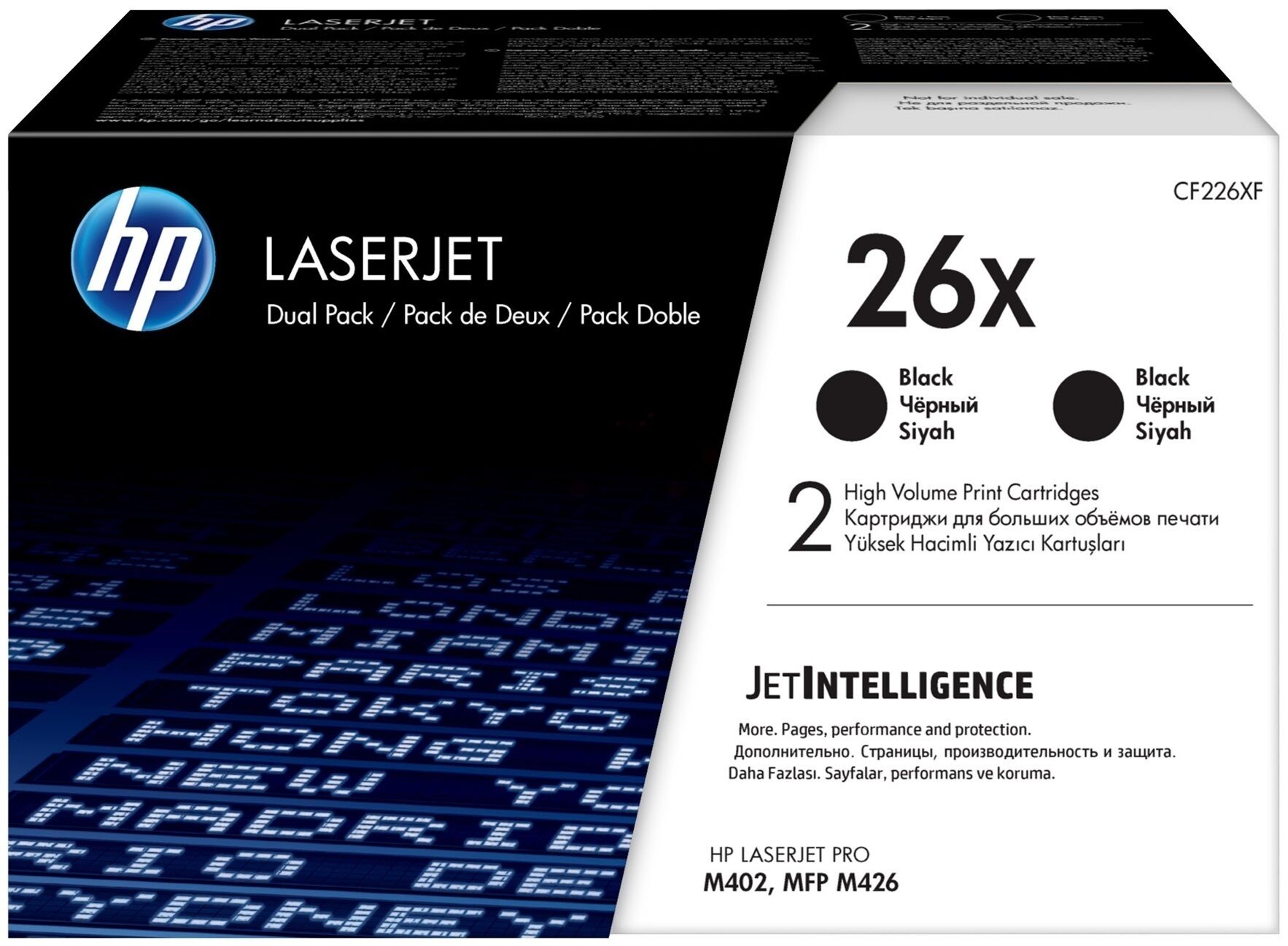 Toner / HP - CF226XD / 26X - Doppelpack