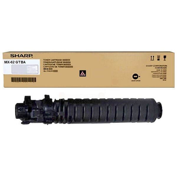 Original Toner Sharp MX-62 GTBA (MX62GTBA) schwarz
