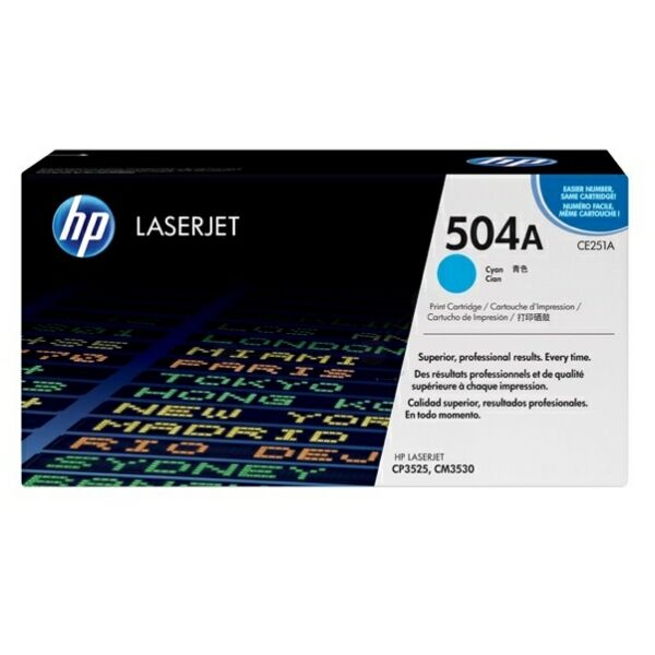 Original Toner HP CE251A (504A) cyan