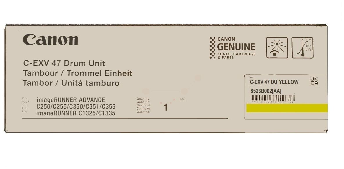 Original Bildtrommel Canon C-EXV 47Y (8523B002) gelb