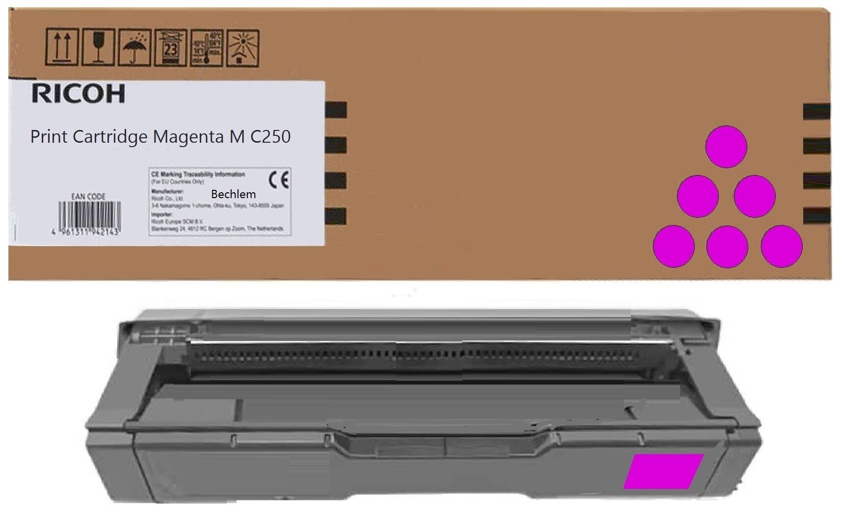 Original Toner Ricoh 408354 magenta