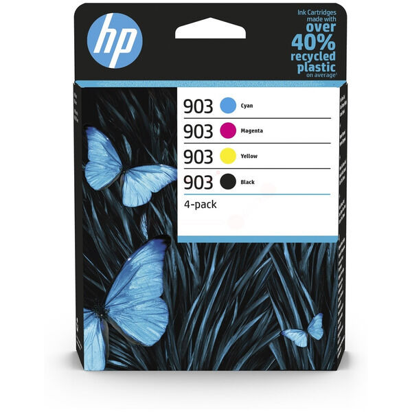 Original Tintenpatronen HP 903 (6ZC73AE) Viererpack CMYK