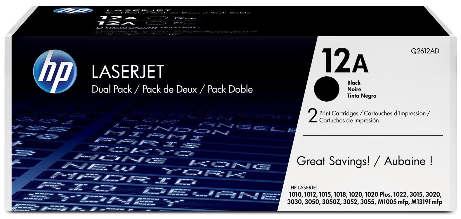 Toner / HP - Q2612AD / 12AD - Doppelpack