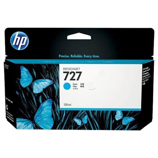 Original Tintenpatrone HP 727 (F9J76A) cyan