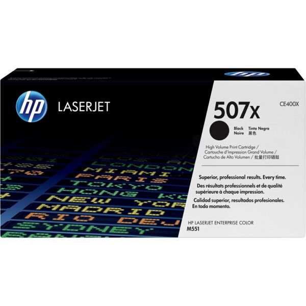 Original Toner HP CE400X (507X) schwarz