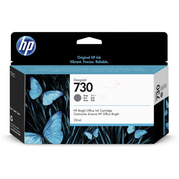 Original Tintenpatrone HP 730 grau (P2V66A)