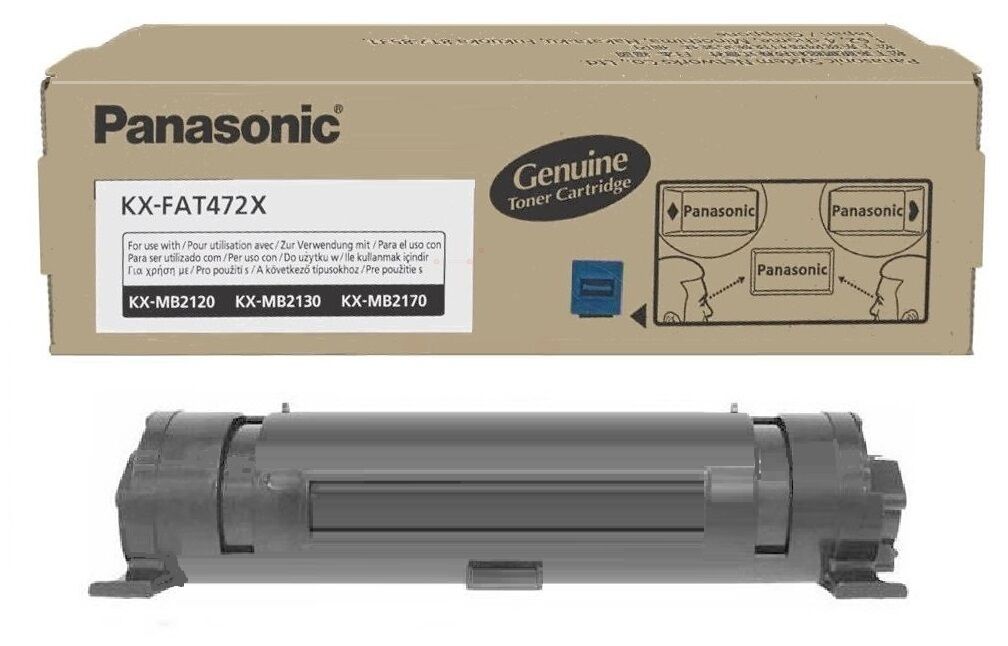 Original Toner Panasonic KX-FAT472X schwarz 