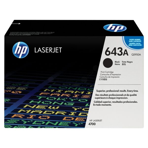 Original Toner HP Q5950A (643A) schwarz