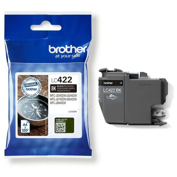 LC422BK Original Tintenpatrone Brother LC-422 schwarz