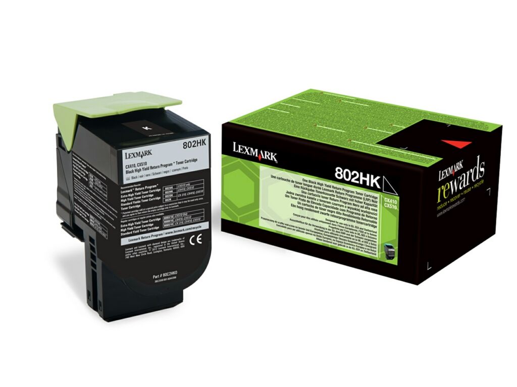 Toner / Lexmark - 80C2HK0 / 802HK