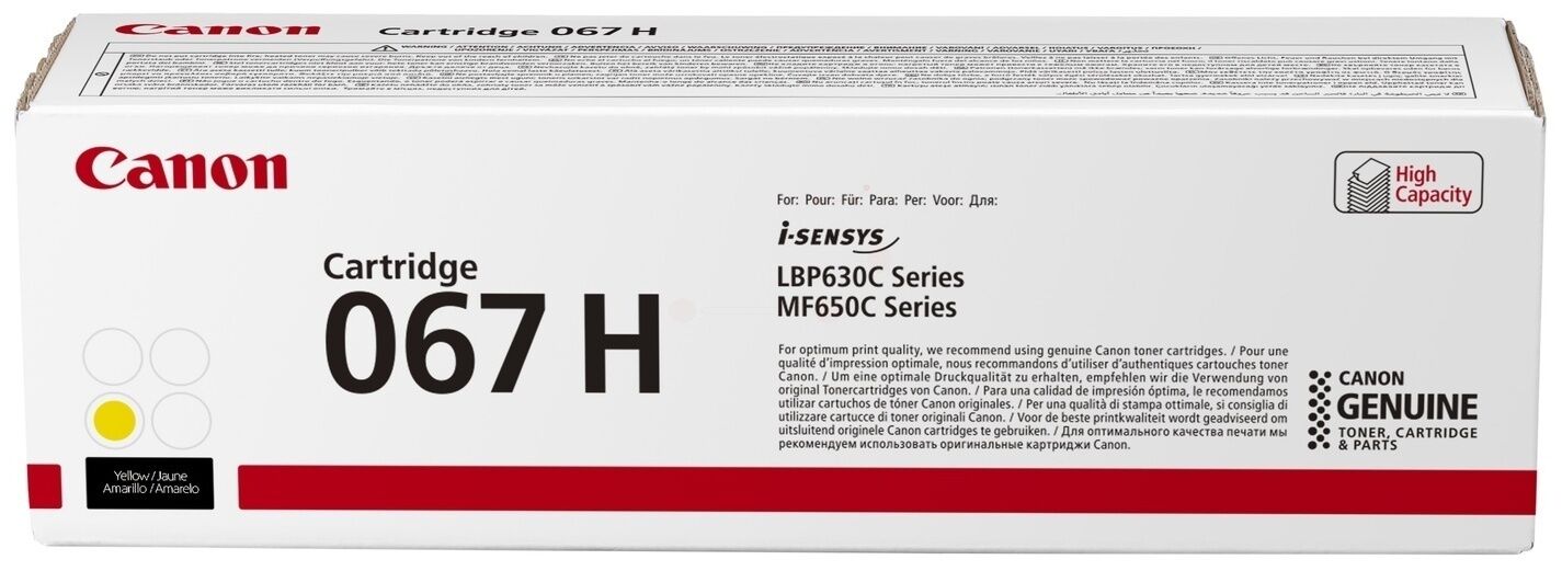 Original Canon Toner CRG 067H gelb (5103C002)