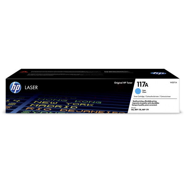 W2071A Original Toner HP W2071A (117A) cyan
