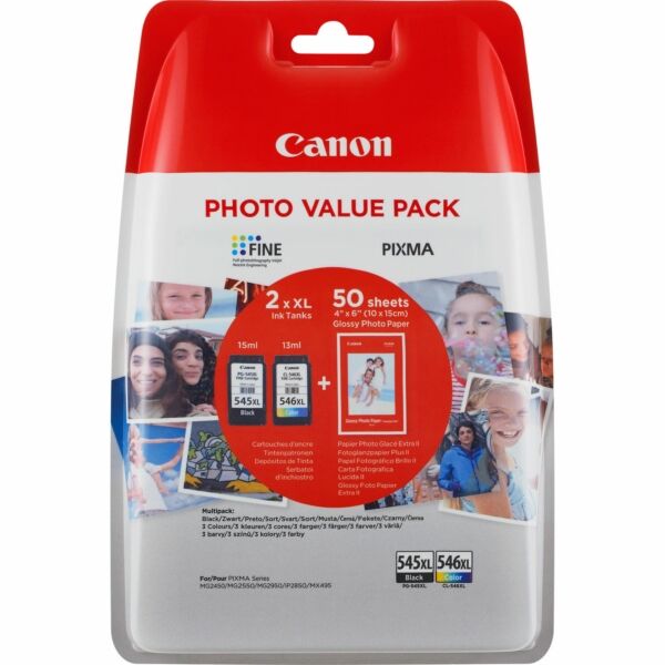 Original Tintenpatronen Canon PG-545/CL-546 multipack (8286B006) 