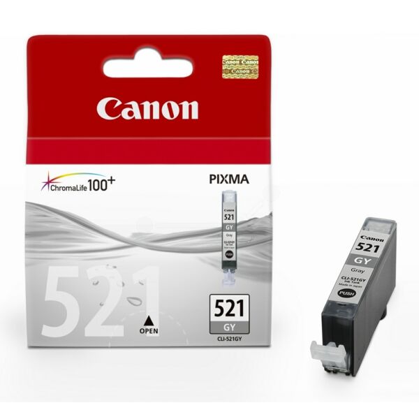 2937B001 Original Tintenpatrone Canon CLI-521 grau (2937B001)