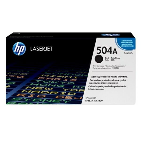 Original Toner HP CE250A (504A) schwarz