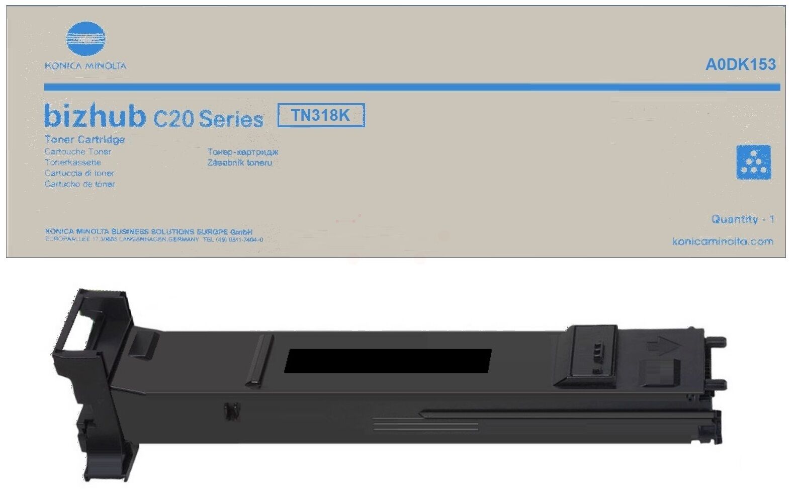 Toner / Konica Minolta - A0DK153 / TN-318K