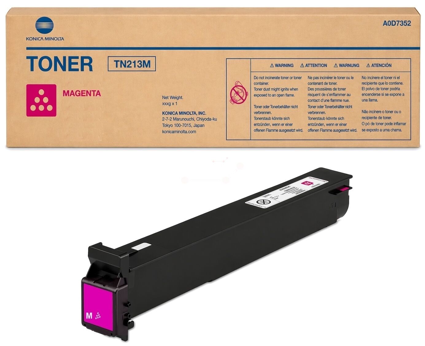 Toner / Konica Minolta - A0D7352 / TN-213M