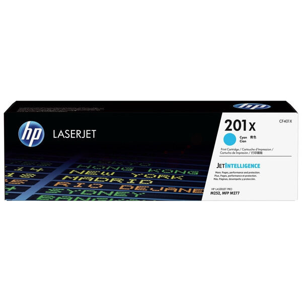 Original Toner HP CF401X (201X) cyan