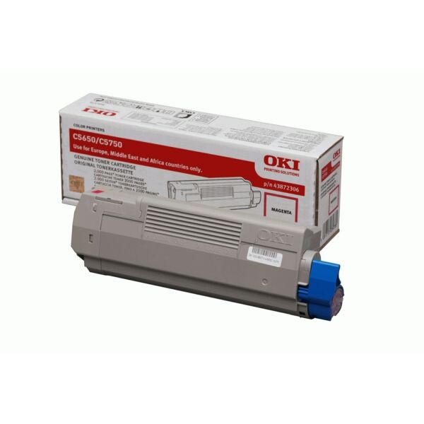 Original Toner OKI 43872306 magenta 