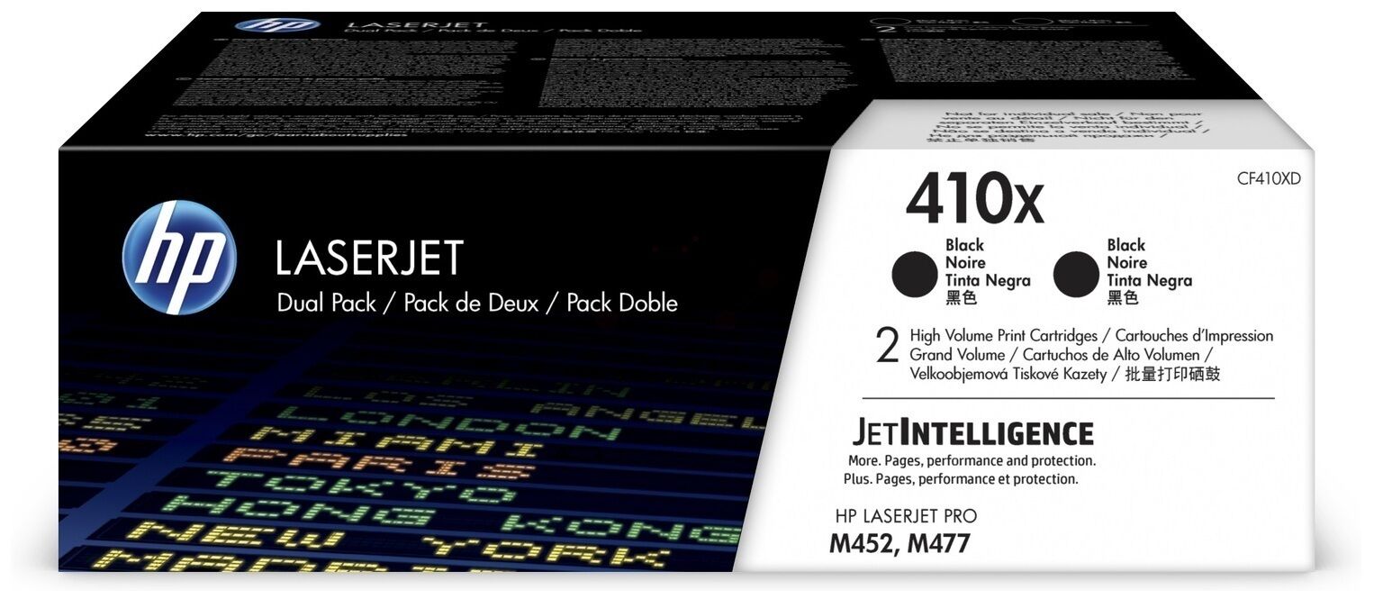 Toner / HP - CF410XD / 410X - Doppelpack