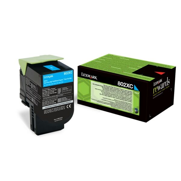 Original Toner Lexmark 80C2XC0 cyan
