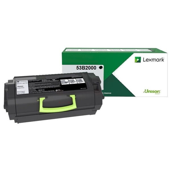 Original Toner Lexmark 53B2000 schwarz