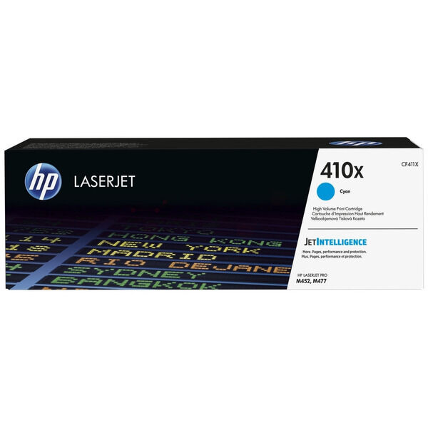 Original Toner HP CF411X (410X) cyan