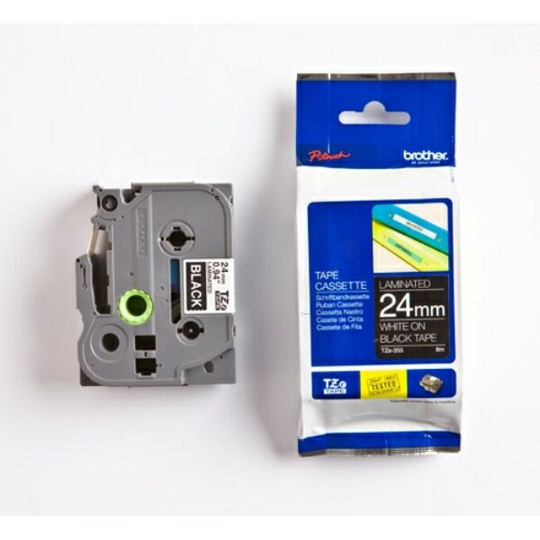 TZE355 Original Schriftbandkassette Brother TZE-355 weiß auf schwarz