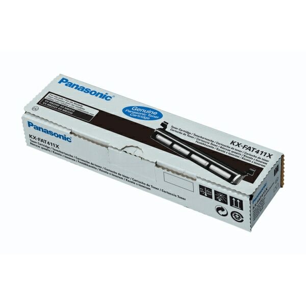 Original Toner Panasonic KX-FAT411X schwarz 