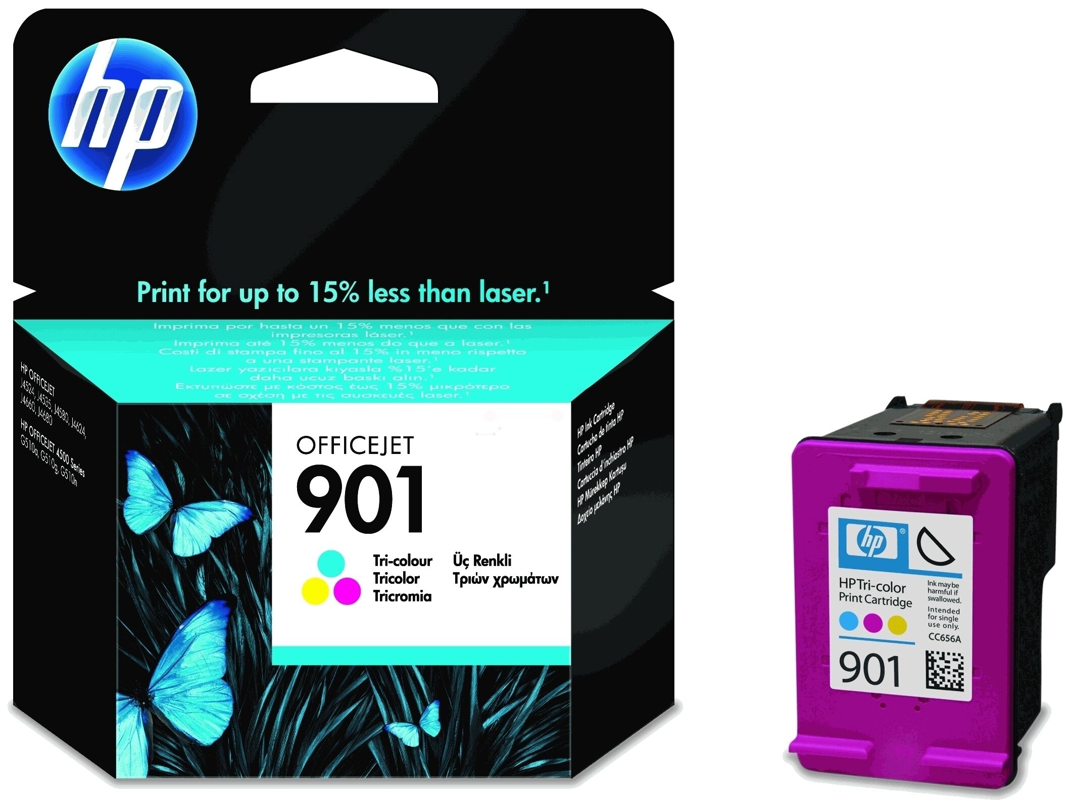 Druckkopfpatrone / HP - CC656AE / 901